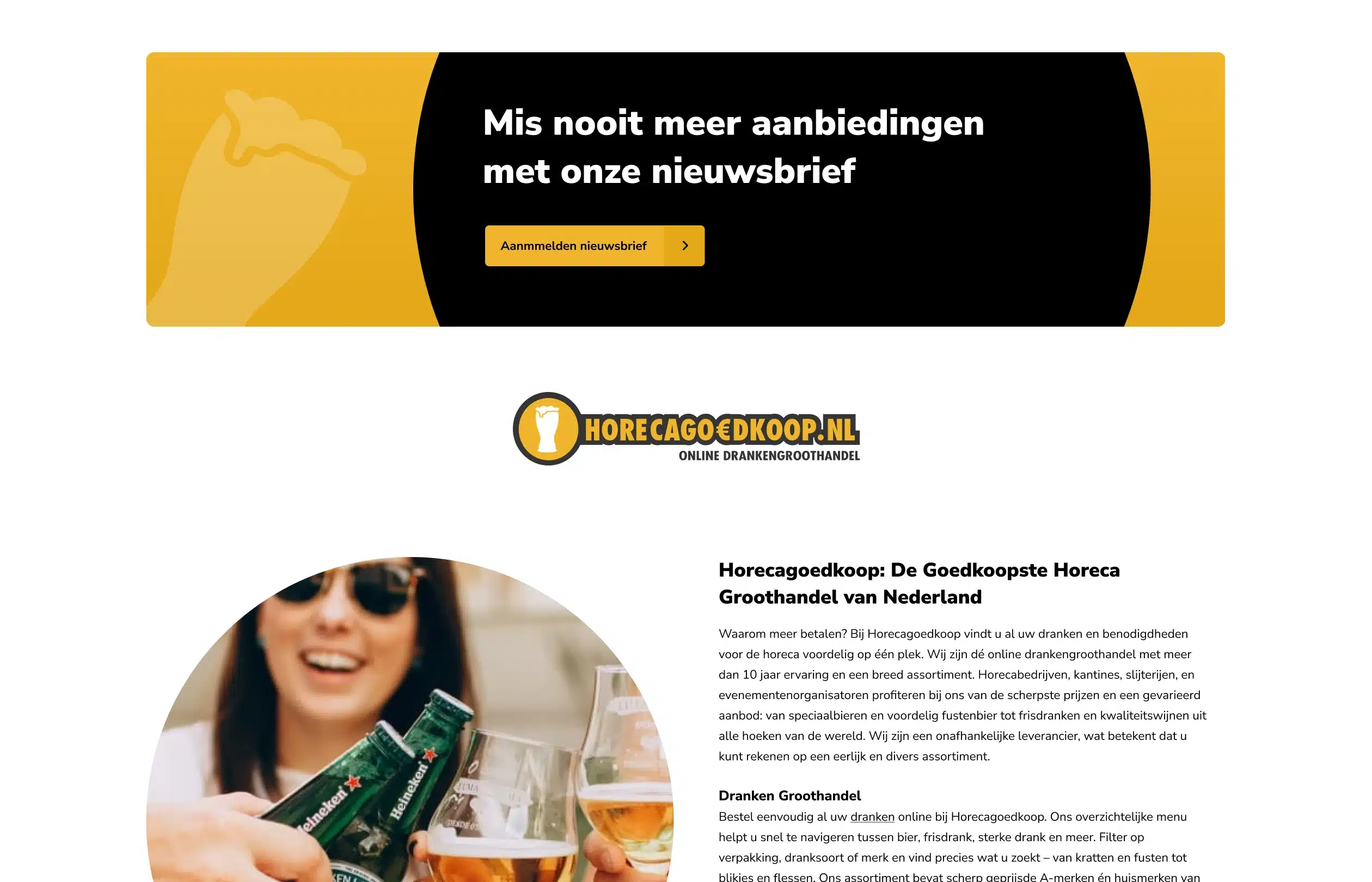 nieuwsbrief horecagoedkoop